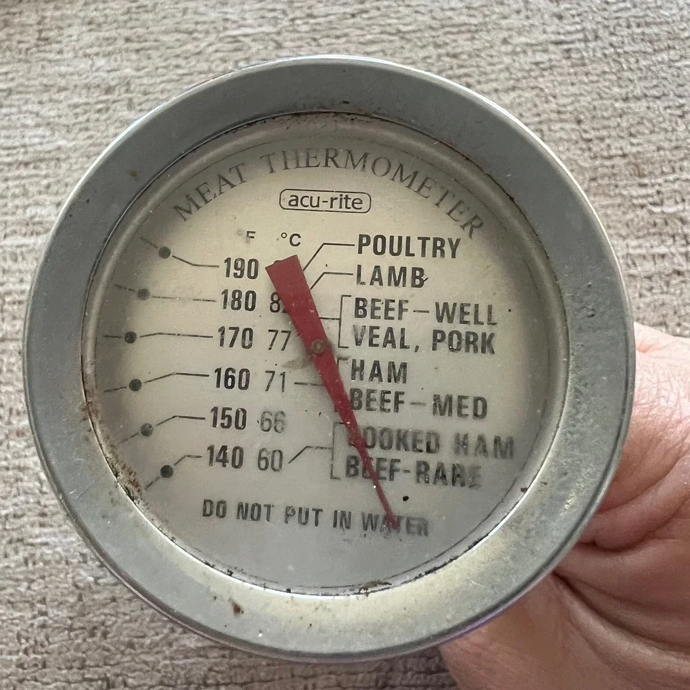 Vintage Acu-rite Meat Thermometer and UFI T220 NSF Kitchen Thermometers Lot of 3